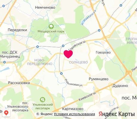 На карте