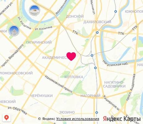 На карте
