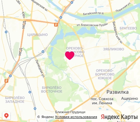 На карте