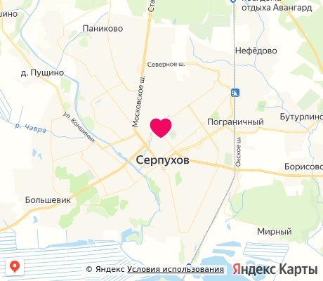 На карте