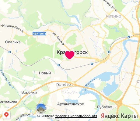 На карте