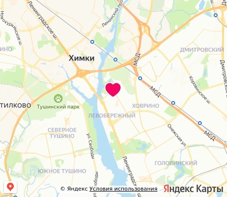 На карте