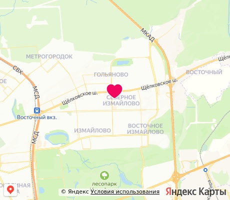 На карте