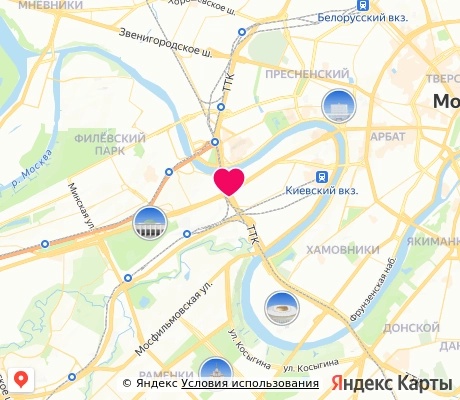 На карте