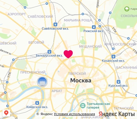 На карте