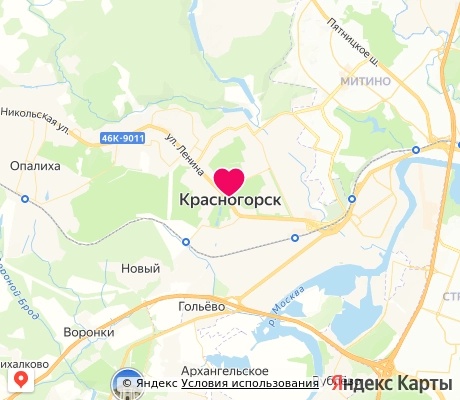 На карте