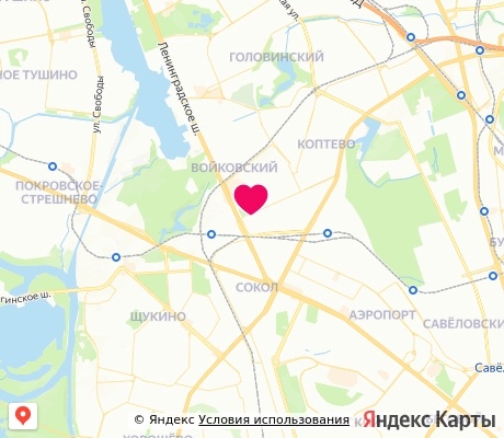 На карте