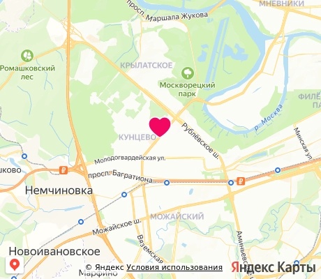 На карте