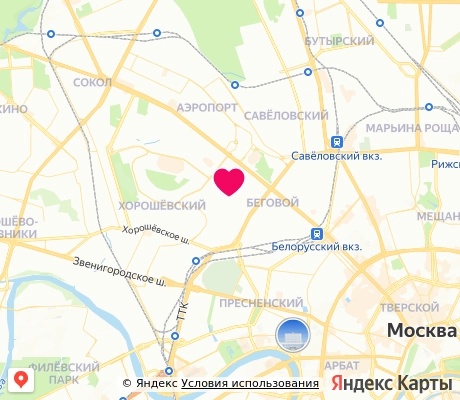 На карте
