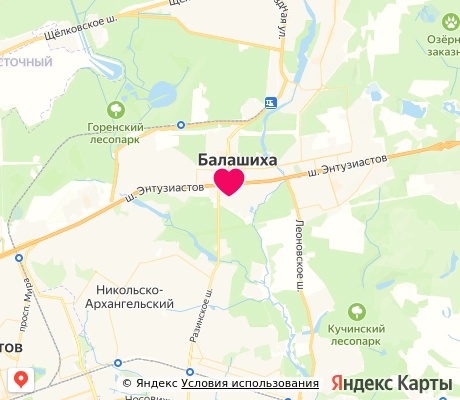 На карте