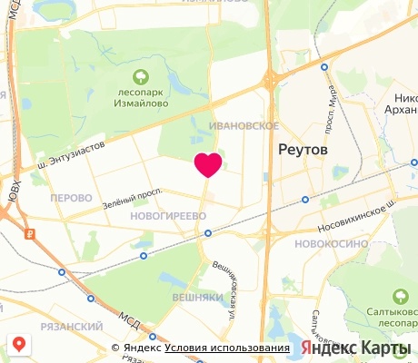 На карте