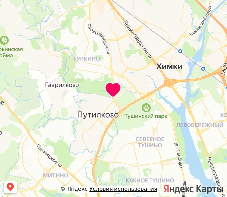 На карте