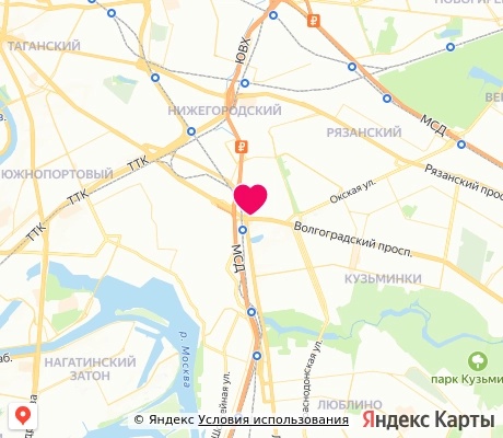 На карте