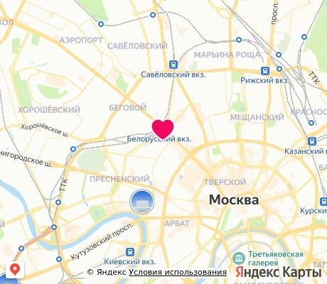 На карте