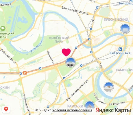 На карте