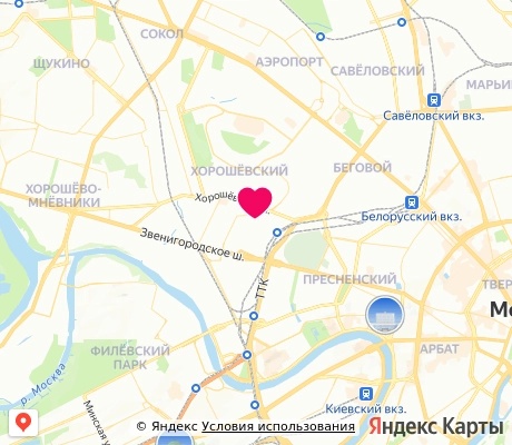 На карте