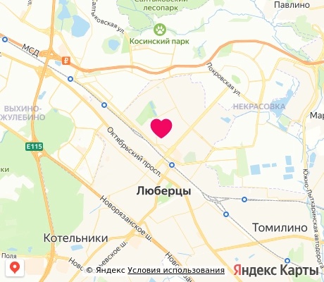 На карте