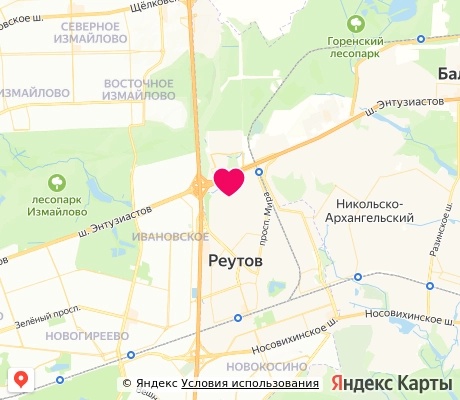 На карте