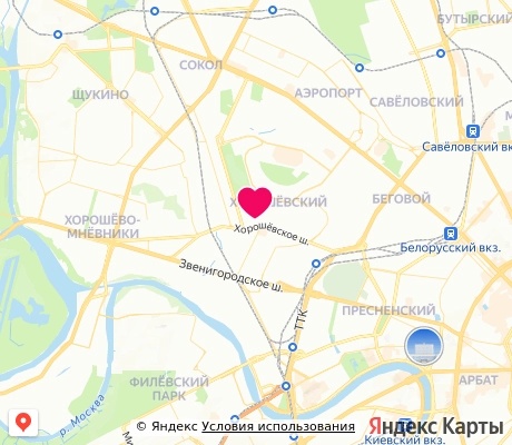На карте