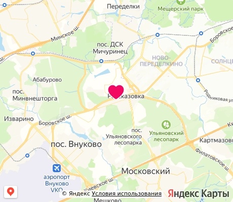 На карте