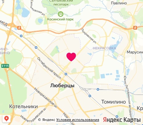 На карте