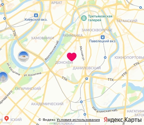 На карте