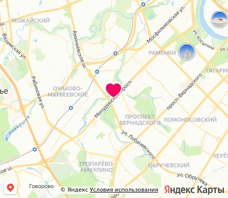 На карте