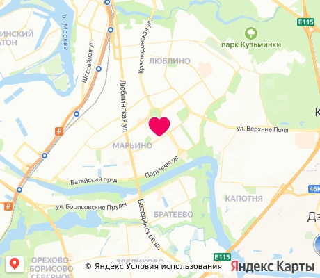 На карте