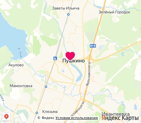На карте