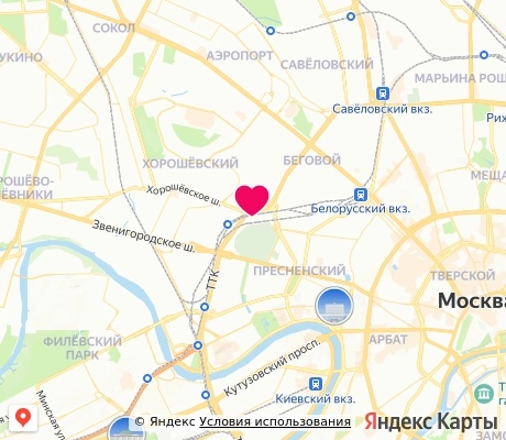 На карте