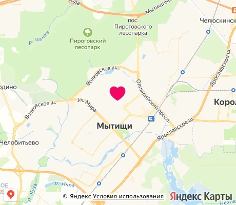 На карте