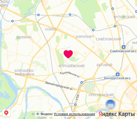 На карте