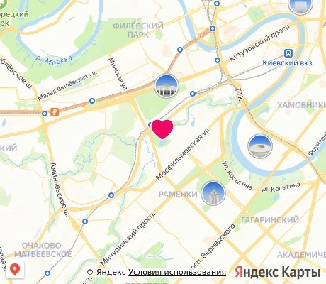 На карте
