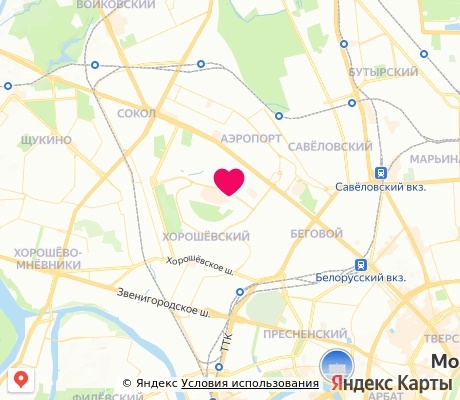 На карте
