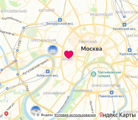На карте