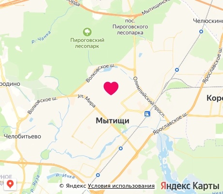 На карте