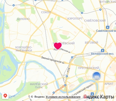 На карте