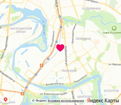 На карте
