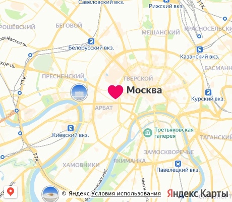 На карте