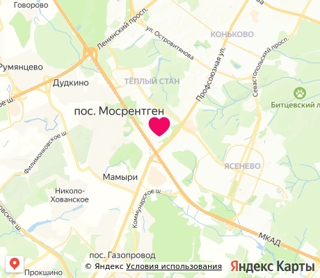 На карте