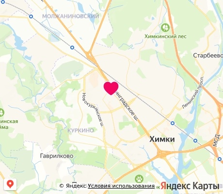 На карте
