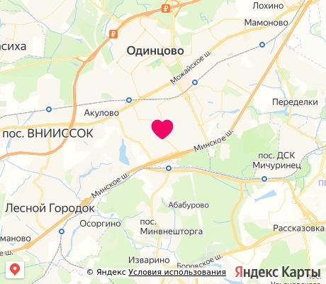 На карте
