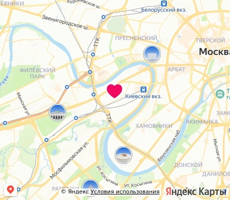 На карте