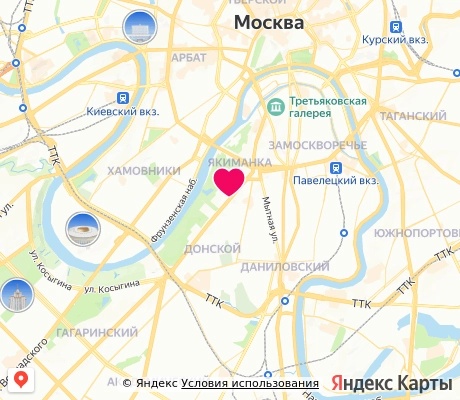 На карте