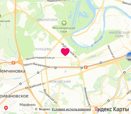 На карте