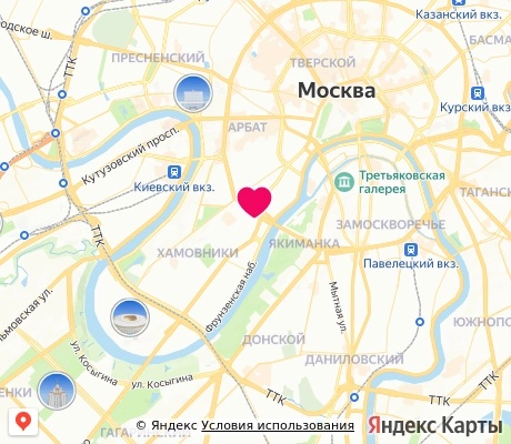 На карте
