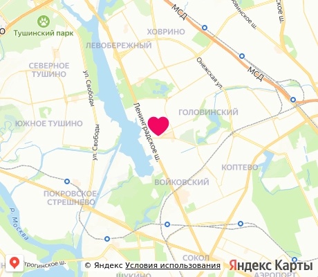 На карте