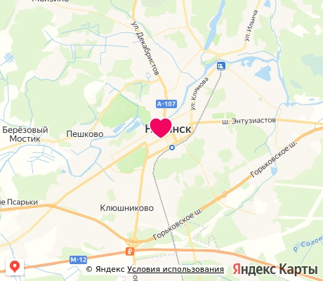 На карте