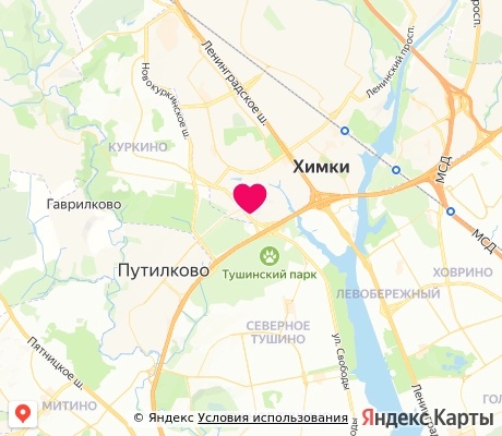 На карте