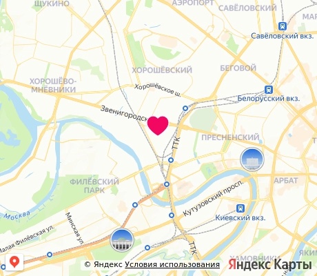 На карте